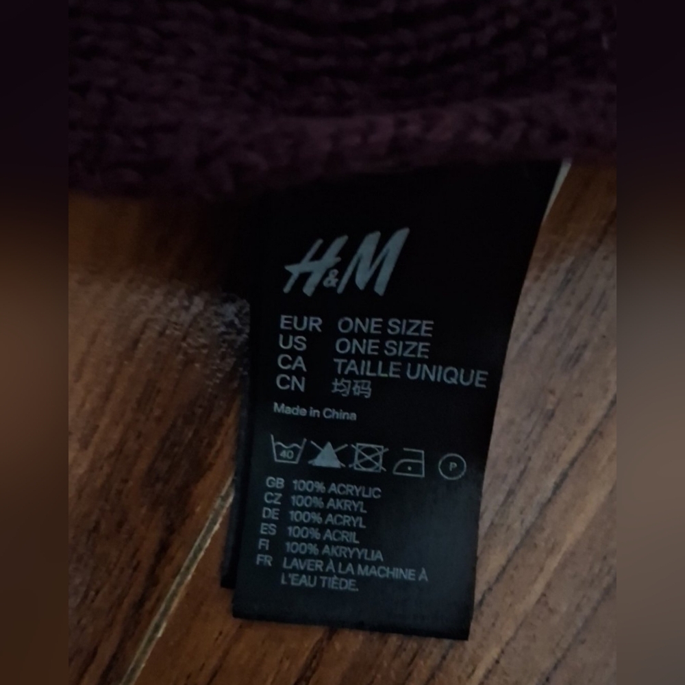 💌 5 for 15 - Long Plum H&M Scarf - Picture 4 of 6